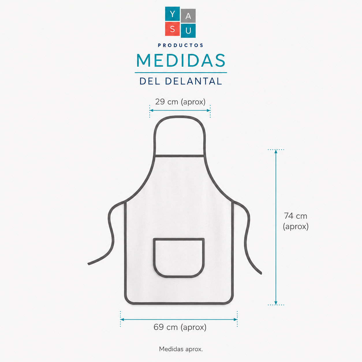 Medidas delantal